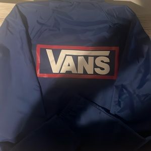 VANS lightweight Jacket in the color Blue/white/red